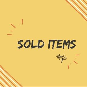 Sold items ✨